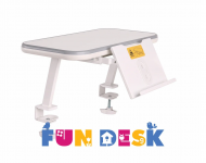 Полка с подставкой для книг FunDesk SS16 Grey