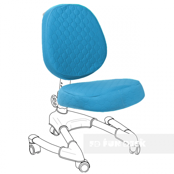 Чехол для кресла FunDesk Buono Chair Cover Blue