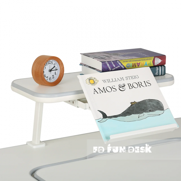 Полка с подставкой для книг FunDesk SS16 Grey