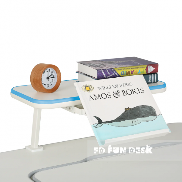 Полка с подставкой для книг FunDesk SS16 Blue