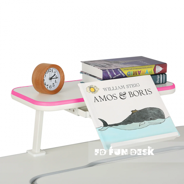Полка с подставкой для книг FunDesk SS16 Pink