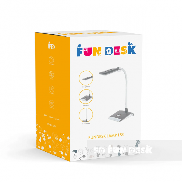 Светодиодная лампа FunDesk LS3 Grey
