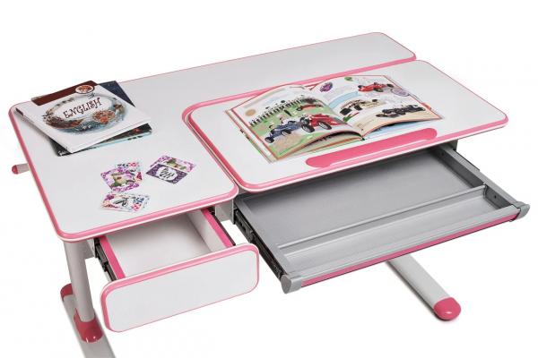 Растущая парта для школьников Cubby Toru Pink