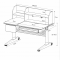 Растущая парта Cubby Abelia Grey