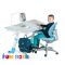 Парта FunDesk Amare Blue для школьника растущая