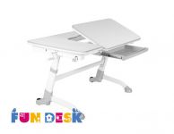 Парта FunDesk Amare Grey для школьника растущая
