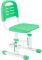 Комплект парта и стул Cubby Botero Green с лампой FunDesk L1
