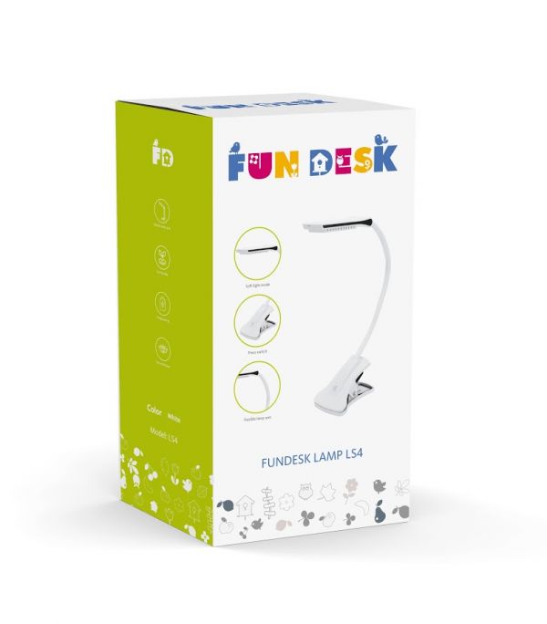 Светодиодная лампа на прищепке FunDesk LS4 White