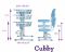 Парта и стул трансформеры Cubby Lupin WB