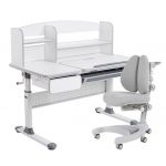 Комплект Cubby парта Rimu Grey с креслом Aranda Grey