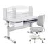 Комплект Cubby парта Rimu Grey с креслом Paeonia Grey