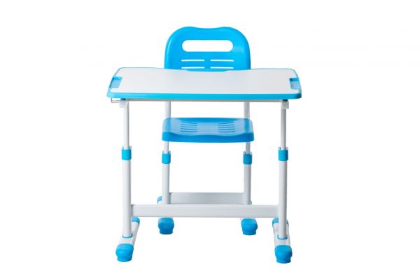 FunDesk растущая детская парта и стул Sole II Blue