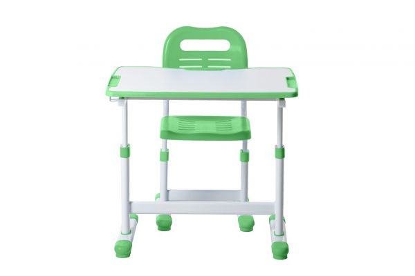 FunDesk растущая детская парта и стул Sole II Green