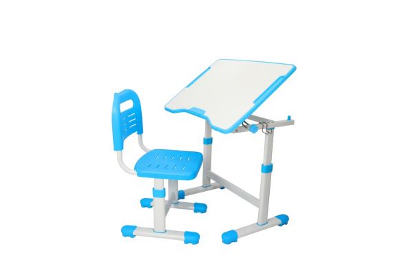 FunDesk растущая детская парта и стул Sole II Blue