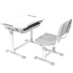Детская растущая парта трансформер для школьника и стул Cubby Sorpresa Grey