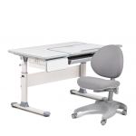 Комплект парта Cubby Toru Grey с креслом FunDesk Cielo Grey