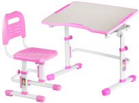 Растущая парта и стул FunDesk Vivo II Pink